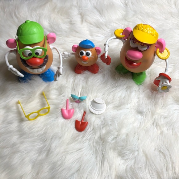 Mr. Potato Head Family Set Vintage Playskool 1986 Complete set with Box - Picture 5 of 12